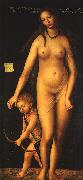 CRANACH, Lucas the Elder Venus and Cupid dfg oil painting artist
